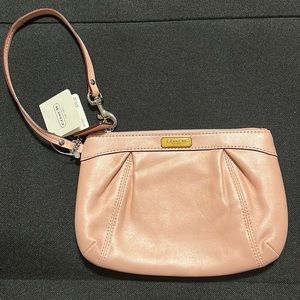 Pink Coach Wristlet